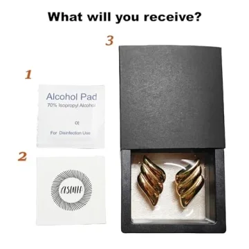 Vintage Gold Earrings - Elegant 18k Stainless Steel Style