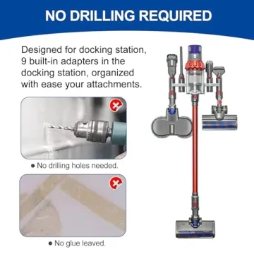 Dyson Accessory Holder Organizer for V7-V11 Vacuums