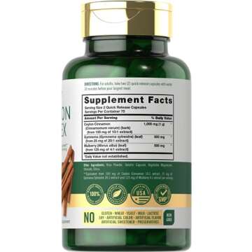 Carlyle Ceylon Cinnamon Complex | 150 Capsules - Non-GMO