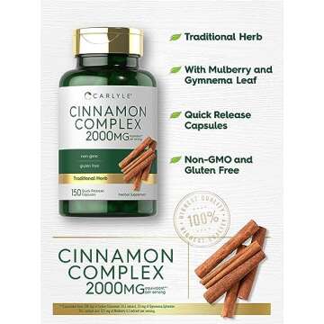 Carlyle Ceylon Cinnamon Complex | 150 Capsules - Non-GMO