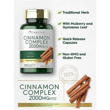 Carlyle Ceylon Cinnamon Complex | 150 Capsules - Non-GMO