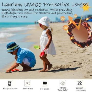 Laurinny Toddlers Sunglasses with UV400 Protection