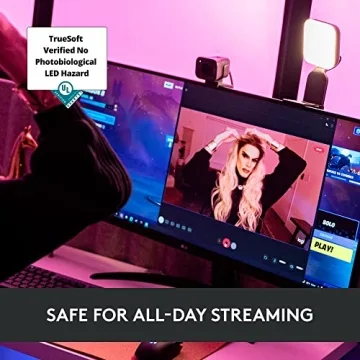 Logitech Litra Glow LED Streaming Light TrueSoft Adjustable