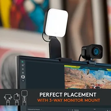 Logitech Litra Glow LED Streaming Light TrueSoft Adjustable