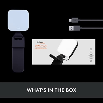 Logitech Litra Glow LED Streaming Light TrueSoft Adjustable