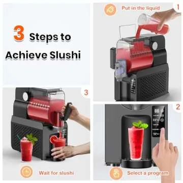 88 oz Slushie Maker Machine for Home - No Ice Needed