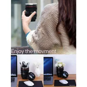 Camera Lens Coffee Mug for Photographers - Fun Gift