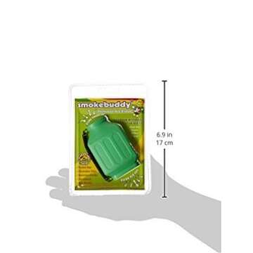 Smokebuddy Lime Junior: Travel-Friendly Smoke Filter