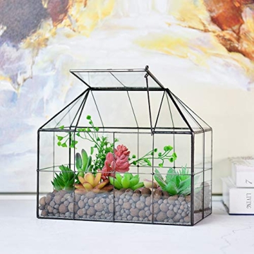 Large Glass Terrarium House Planter for Indoor Plants