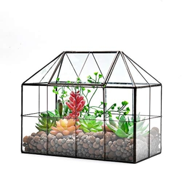 Large Glass Terrarium House Planter for Indoor Plants