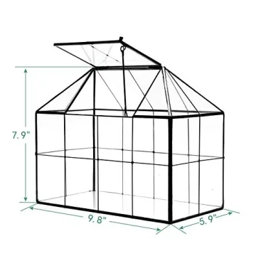 Large Glass Terrarium House Planter for Indoor Plants