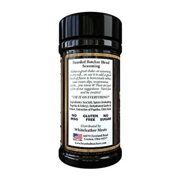 Bearded Butcher Blend Original Seasoning, 6 oz - Perfect All-Purpose Seasoning for Meats, Veggies, S...