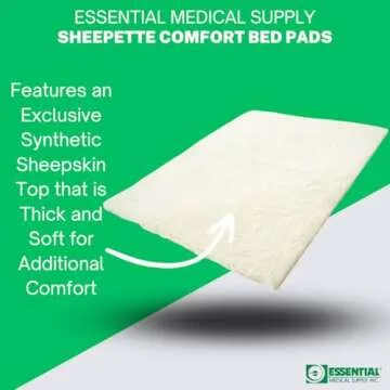 Sheepette Synthetic Lambskin Bed Pad for Ultimate Comfort