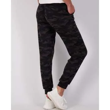 Real Essentials Women's Lounge Jogger Soft Teen Sleepwear Pajamas Fashion Loungewear Yoga Pant Active Athletic Track Running Workout Casual wear Ladies Yoga Sweatpants Pockets, Set 5, XS, Pack of 3