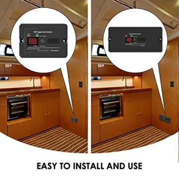 Pangaea RV Propane Gas Detector with Loud Alarm for Safety