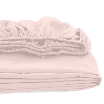 Royale Linens Pink Fitted Sheet California King Luxury