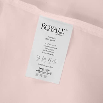 Royale Linens Pink Fitted Sheet California King Luxury