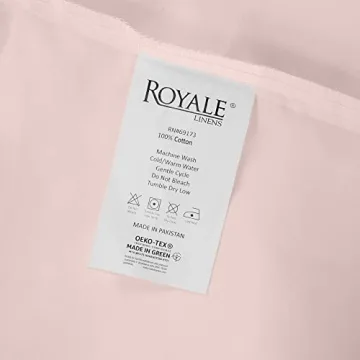 Royale Linens Pink Fitted Sheet California King Luxury