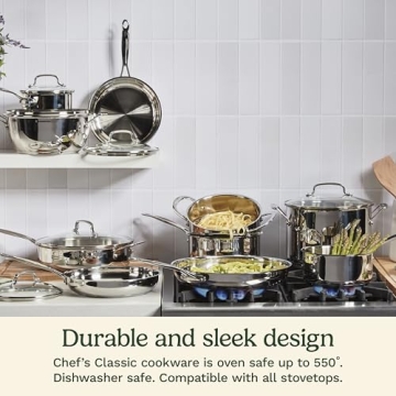 Cuisinart Stainless Steel Saucepan Even Heat Durable