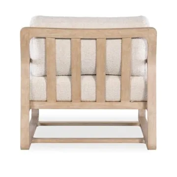 Hooker Furniture Moraine Transitional Fabric/Wood Accent Chair in Beige