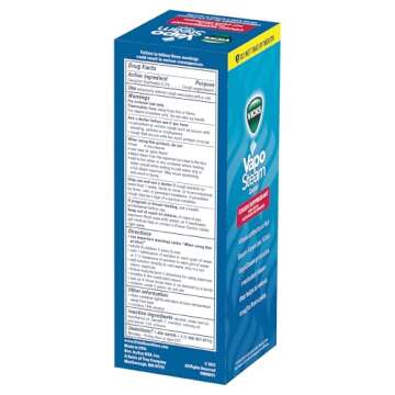 Vicks VapoSteam Medicated Liquid with Camphor, a Cough Suppressant, 8 Oz – VapoSteam Liquid Helps Relieve Coughing, for Use in Vicks Vaporizers and Humidifiers, FSA and HSA Eligible