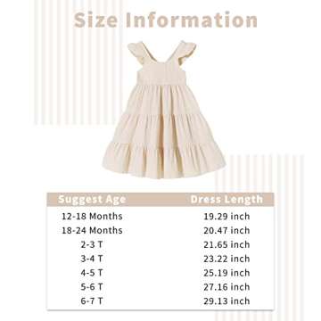 Stylish YOUNGER TREE Baby Girl Dress for Summer Fun