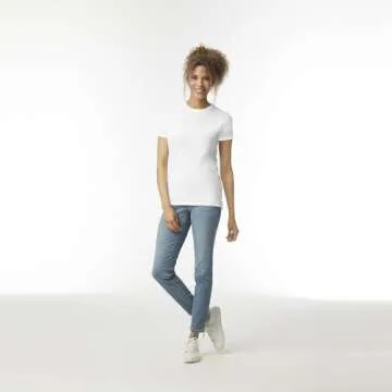 Gildan Women's Softstyle Cotton T-Shirt Multipack for Comfort