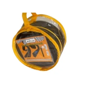 Flexible Toy Car Track Set with Suction Cup & Cars