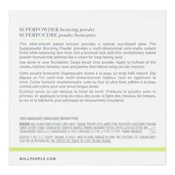 Well People Superpowder Bronzing Powder, Hydrating Baked Bronzing Powder For A Natural Glow, Semi-matte Finish, Vegan & Cruelty-free, Golden Hour