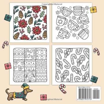 Cozy Christmas Patterns: Coloring Book with Bold and Easy Designs for Adults & Kids (Bold & Easy)