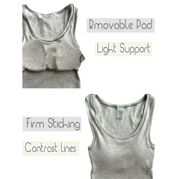 Danysu Cotton Rib Tank Top - Stylish & Comfortable Fit