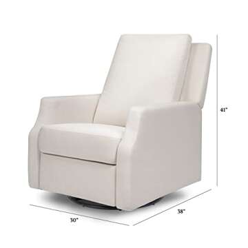 NAMESAKE Crewe Recliner and Swivel Glider, Performance Cream Eco-Weave