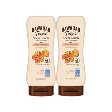 Hawaiian Tropic SPF 50 Sunscreen - Non-Greasy Lotion