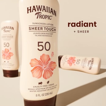 Hawaiian Tropic SPF 50 Sunscreen - Non-Greasy Lotion