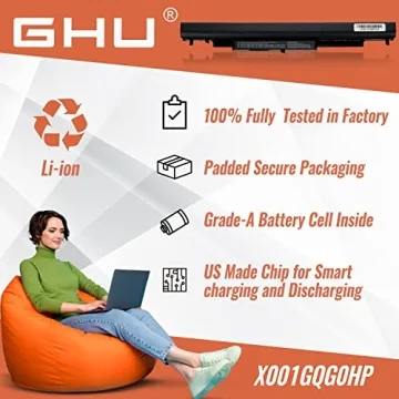 High Performance GHU Battery 38Wh for HP Pavilion and Notebook