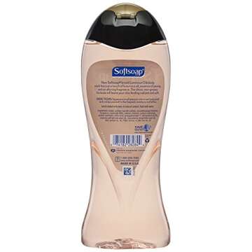 Softsoap Luminous Oil Body Wash, Macadamia and Peony - 15 fluid ounce