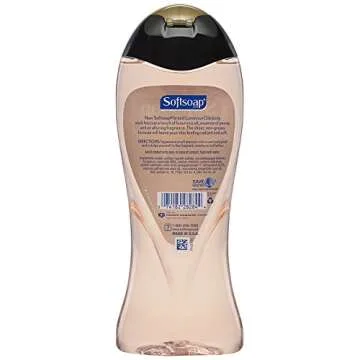 Softsoap Luminous Oil Body Wash, Macadamia and Peony - 15 fluid ounce