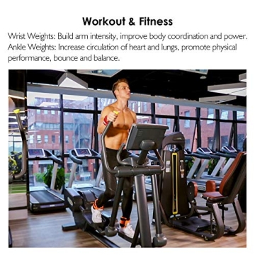 REEHUT Ankle Weights Set 3 lbs for Fitness & Exercise