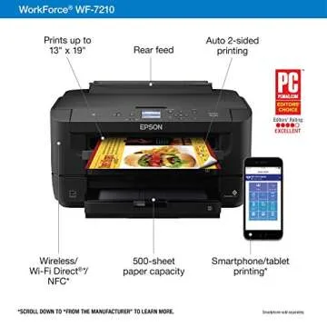 Epson WF-7210 Wireless Wide-Format Inkjet Printer