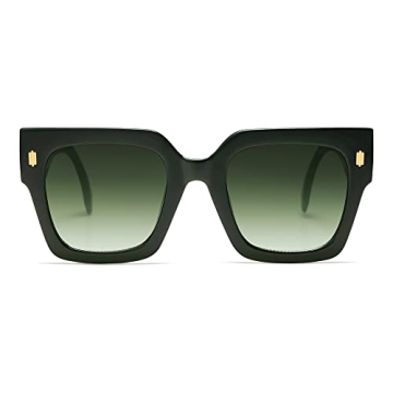 SOJOS Vintage Oversized Square Sunglasses for Women