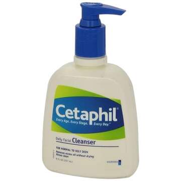 Cetaphil Daily Facial Cleanser 8 Oz for Oily Skin
