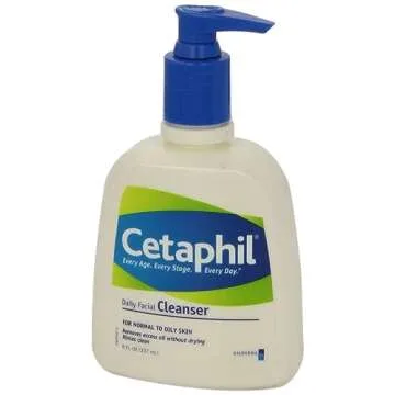 Cetaphil Daily Facial Cleanser 8 Oz for Oily Skin