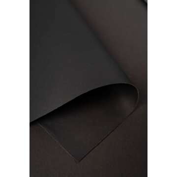 Kate Black Paper Backdrops for Photography Seamless Paper Roll Background Paper Backdrop Rolls, 4.4x32ft(52" x32'), Black