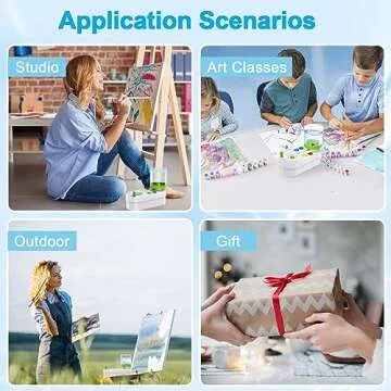 NIUCOO Multifunctional Brush Cleaner for Artists