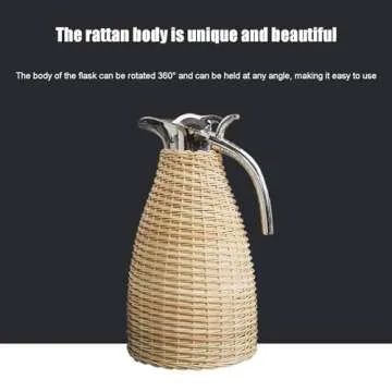 CUTSKY 2L Insulated Coffee Carafe for Hot & Cold Beverages