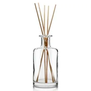 Feel Fragrance Glass Diffuser Bottles Set of 4 - Elegant & Functional