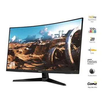 ASUS TUF Gaming VG328H1B 32” Curved Monitor - Full HD, 165Hz, ELMB, FreeSync, Eye Care