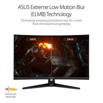 ASUS TUF Gaming 32" Curved Monitor, 165Hz, ELMB, FreeSync