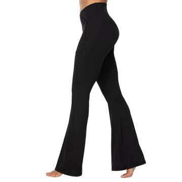 Sunzel Flare Leggings with Pockets - Comfort Meets Style