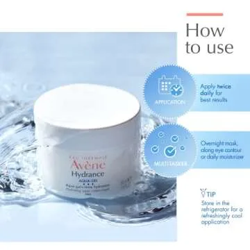 Avene Hydrance Hydrating Aqua Cream-in-Gel, 24 Hour Hydration, Antioxidant Protection, 1.6 Oz